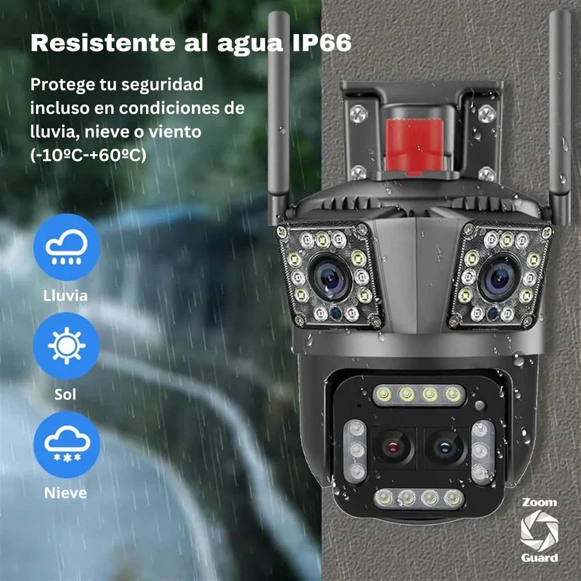 Cámara de Seguridad PANER SOLAR  -   🎁¡Compra 1, Llévate 2!